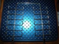 Vintage Multi Organizer Scarfs Ties Belts White Vinyl Coated Hanger