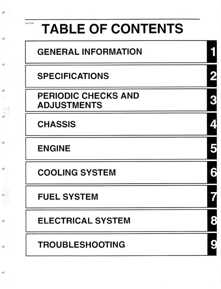 YAMAHA YZF R3 2015-2016 SERVICE MANUAL - Image 2 of 3