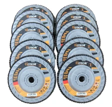 10Pc Speed Hub Flap Disc Grinding wheel 4-1/2" x 5/8"-11 36 Grit For Aluminum