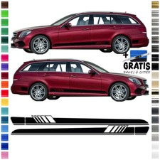 Auto Seitenstreifen Aufkleber-Set, komp. mit Mercedes E-Klasse S212 Edition One