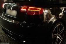Coppia Fari Fanali Posteriori LTI LED TUNING A3 8PA Sportback 2004-2008 FUME'