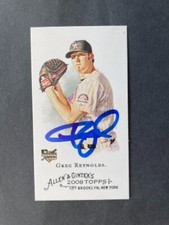 2008 Allen & Ginter SIGNED: Greg Reynolds, ROCKIES #139