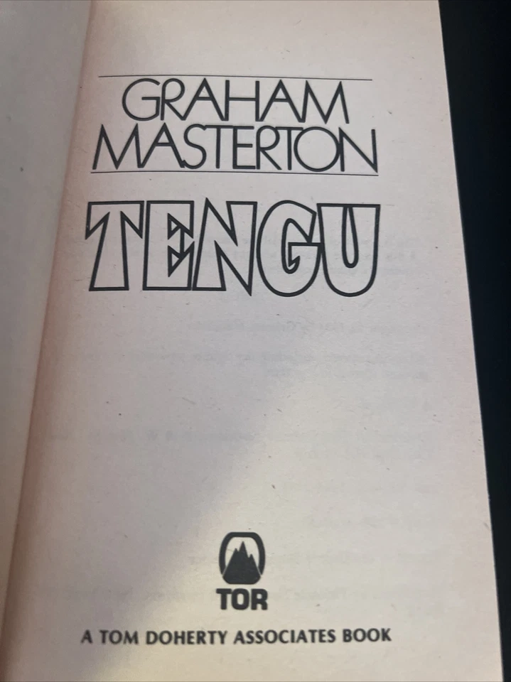 Tengu Graham Masterton Tor First Print Horror Vintage Paperback B5 Foto 3 de 4
