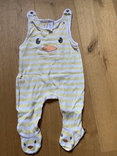 Baby Strampler Größe 68 Gelb/weiß Gestreift  Von Babyclub 