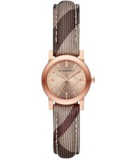 Brand New Burberry BU9236 Haymarket Check 26 mm Stainless Steel Women's Watch