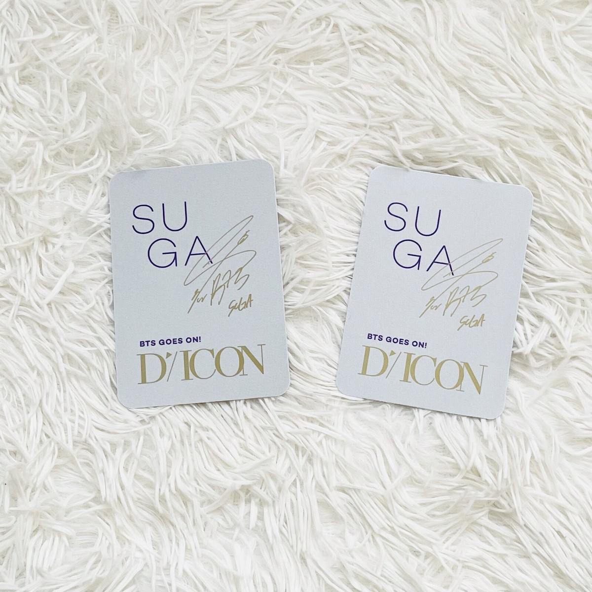 Official D'Icon BTS Suga Photo Cards | eBay