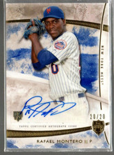 2014 Topps Supreme Autographs Blue #SARMO Rafael Montero Auto /20 
