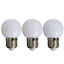 Indexbild 1 - 3er Pack E27 1W Globus lampe LED warm weiß Golfball Glühbirne für Heim dekor