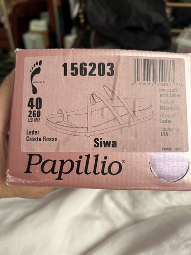 NEU MIT ETIKETT BIRKENSTOCK PAPILLIO SIWA HELLBRAUN LEDER GR 40 - Bild 4 von 11