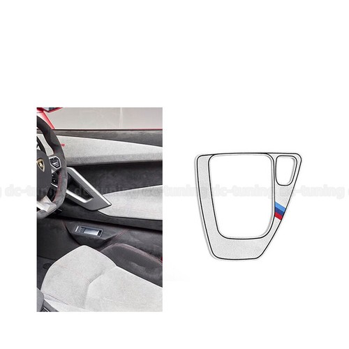 Alcantara Gear Shift Panel Cover Trim Stickers For BMW 3 Ser E90 E92 E93 2005-12 - Picture 3 of 3