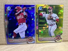 2022 Bowman Chrome Sapphire & /99 Yellow SP Draft Leonardo Balcazar BCP-179 Reds
