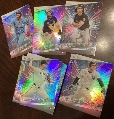 2024 Topps Update Stars of MLB Complete Set SMLB61-SMLB85 Skenes Chourio Merrill