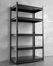 5-Tier Adjustable Shelf Heavy Duty Metal Storage Shelves Support Up to 2000lbs