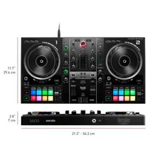 Hercules Inpulse 500 2 deck USB DJ controller for Serato DJ and DJUCED BSTOCK
