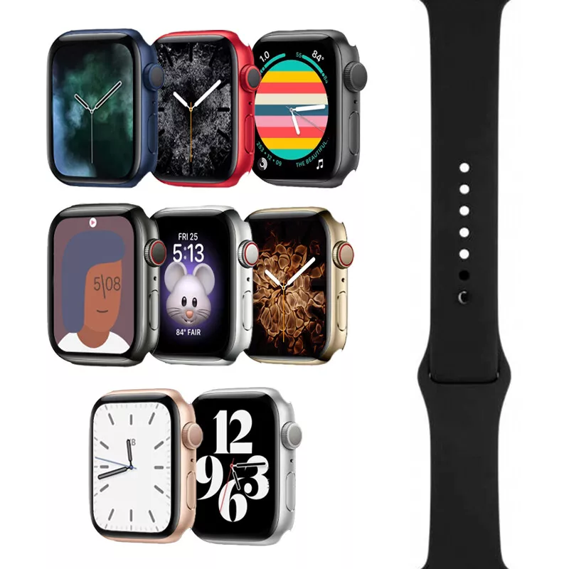 Apple Watch Series 6 - 40mm 44mm, Aluminum Steel Case, GPS