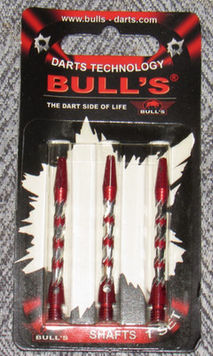 DARTS BULL´S  Minor Shafts Medium rot/violett (???) silber