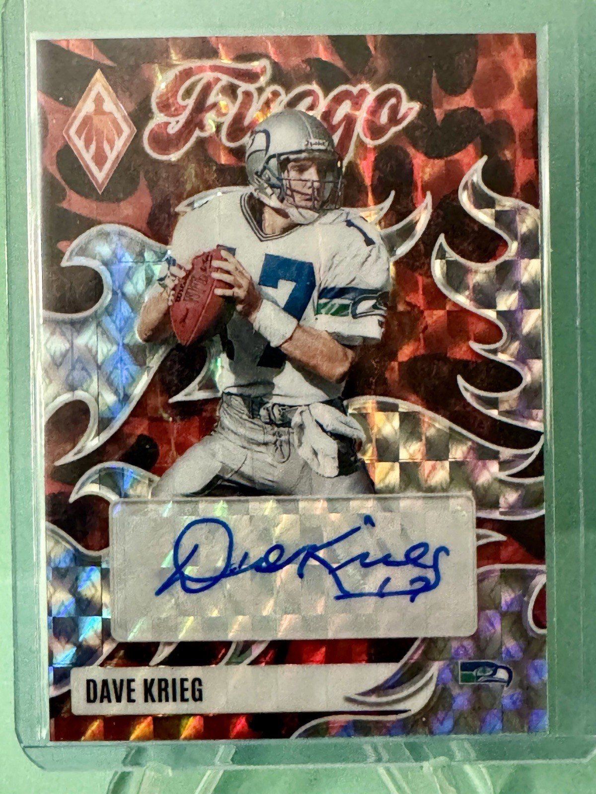 Panini 2025 Phoenix Fuego Signatures Pyramids Dave Krieg Auto #FUS-DKG /99