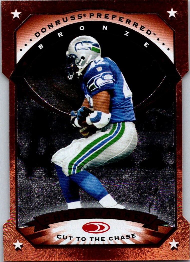 Chris Warren 1997 Donruss Preferred #91 Seattle Seahawks