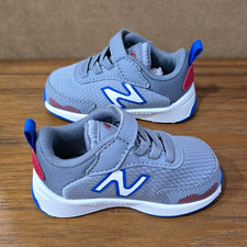 New Balance Dynasoft 545 Unisex Baby Toddler Sneaker US 3 M Gray Red Blue