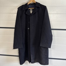 Men's Vintage D&C Police Black Henley Jacket Large Panto Theatre Dusty/unworn