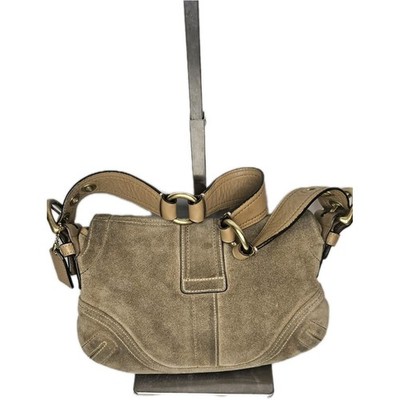 Vintage Coach Y2k Tan Suede Mini Soho Hobo Shoulder Bag #10189 | eBay