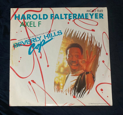 HAROLD FALTERMEYER Axel F 1984 UK 12'' vinyl single Beverly Hils Cop Eddie Murphy