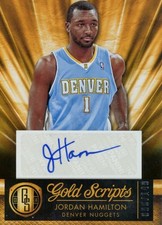 Jordan Hamilton 2013-14 Panini Gold Standard Gold Scripts /149 #18 Auto