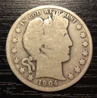 1904-O Barber Silver Half Dollar, G. D200