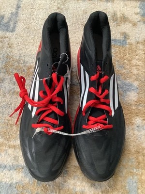 Adidas Adizero Feather 2 Sprint Web Size 15 Running Sneakers Black Red nwt