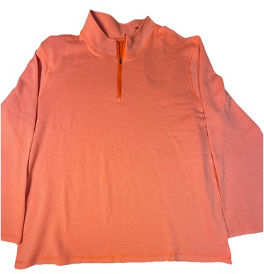 Antigua Mens Pullover 1/4 Zip Long Sleeve 3XL New