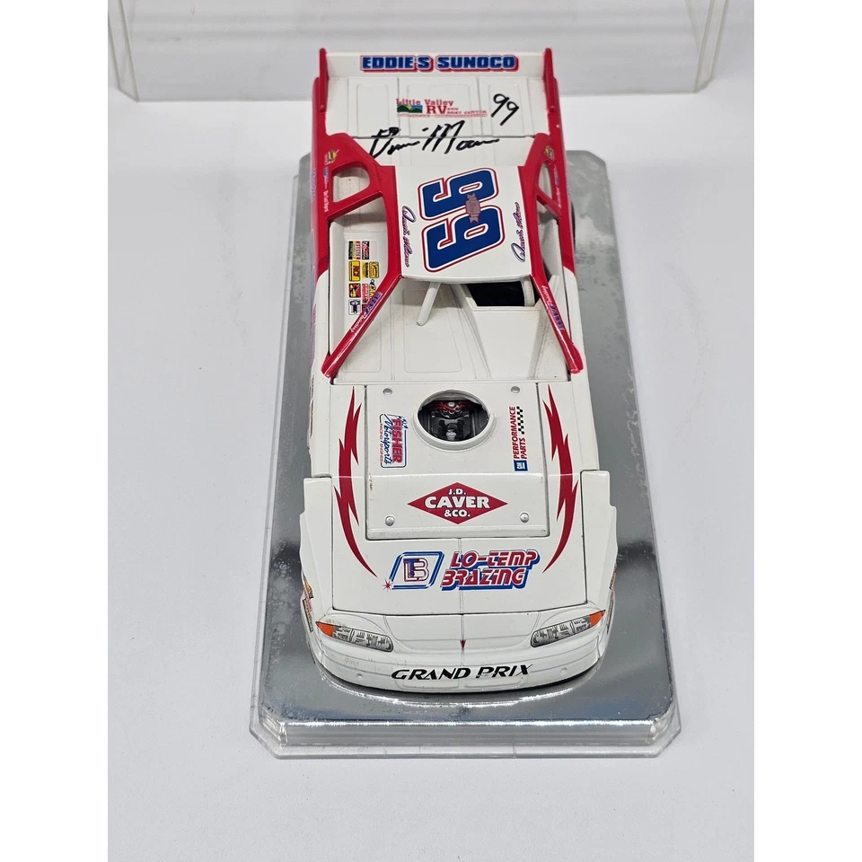 Coche de tierra de acción 1:24 Donnie Moran #99 2000 autografiado Foto 4 de 4