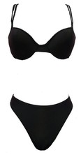 Triumph Maximizer Push Up Underwired High Leg Bikini Set Black 12