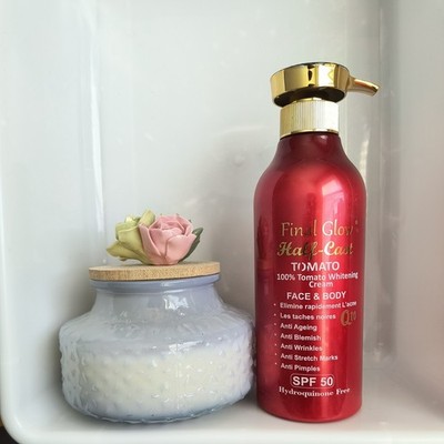 Final GLOW Tomato H-C  face & body lotion 500mlx1  super   effective Spf50