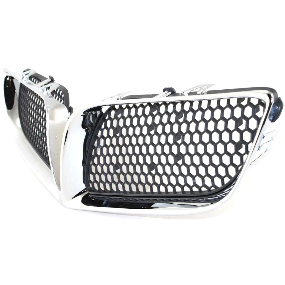 Rejilla para Pontiac Bonneville 2000-2005 carcasa cromada con inserción de plástico gris Foto 2 de 4
