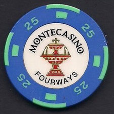 Casino Chip South AFRICA "R25"  MONTECASINO FOURWAYS Hotel South Africa Fountain