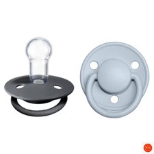 Bibs De Lux Silicone Pacifier - 0-3 Years - 2pk