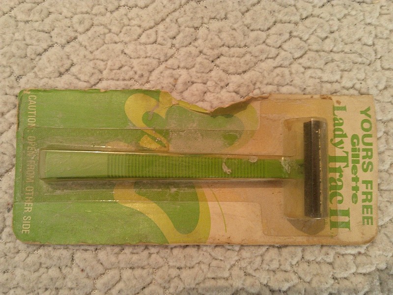 Vintage Lady Trac ll by Gillette Razor Green