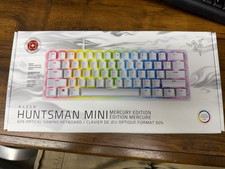 Razer Huntsman Mini Mercury 60% Optical Gaming Keyboard White USB-C Illuminated
