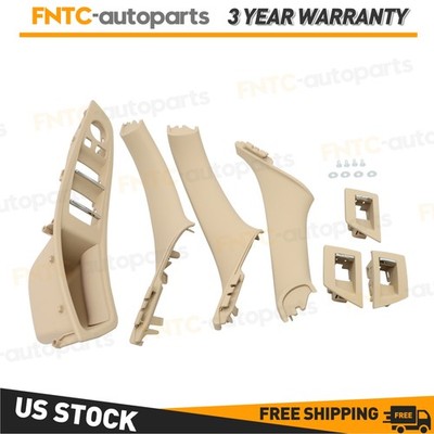 For BMW 5 series F10 F11 F18 Beige Inner Door Panel Handle Pull Trim Cover