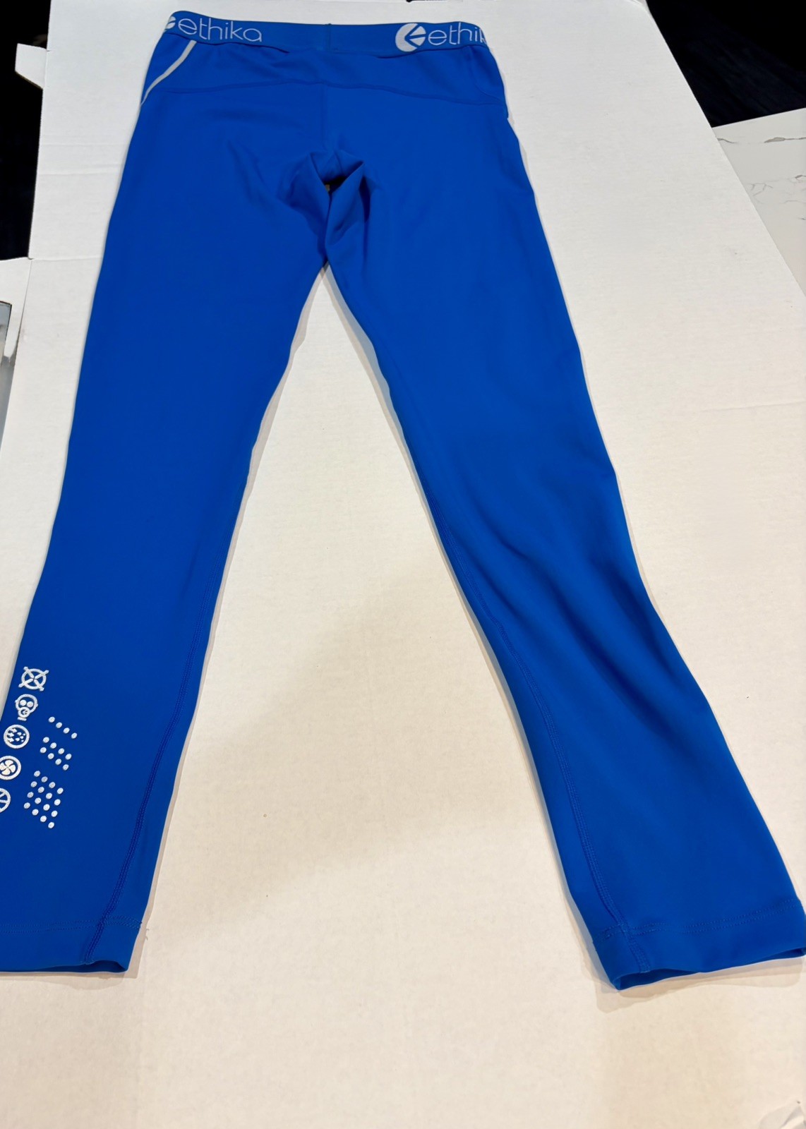 Ethika Subzero Performance tights Royal Blue With… - image 5
