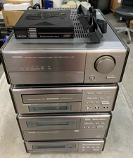 Denon D-200 Mini Hi-Fi Stereo Receiver w/ Cassette Deck & 6 CD Changer *READ*