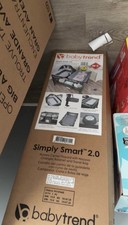 Baby Trend Simply Smart 2.0 Playard Gray Napper Bassinet Organizer