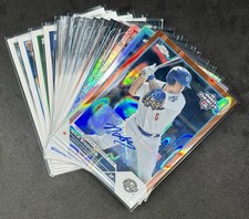 2023 2024 Topps Pro Debut Base Autographs Paper, Chrome, Prospects Lot of 16