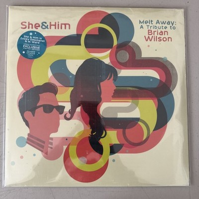 She & Him Melt Away A Tribute To Brian Wilson Exclusive Seaside Opaque Vinyl LP
