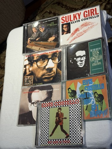 ELVIS COSTELLO (7 Compact Disc Lot)/Imports/Remastered/OOP/CD’s Used & VG+++!!!!