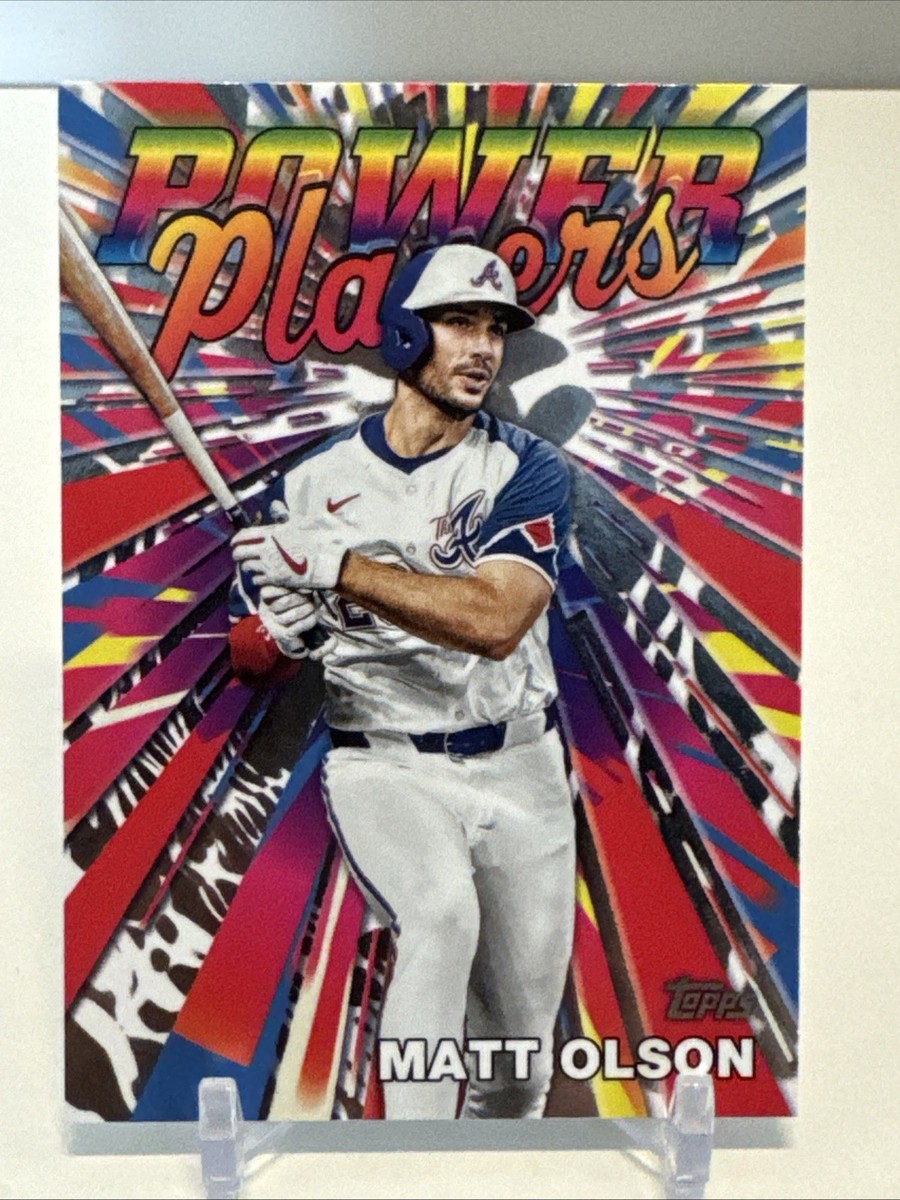 2025 Topps Series 1 Celebration Matt Olson Power Players #PP-4