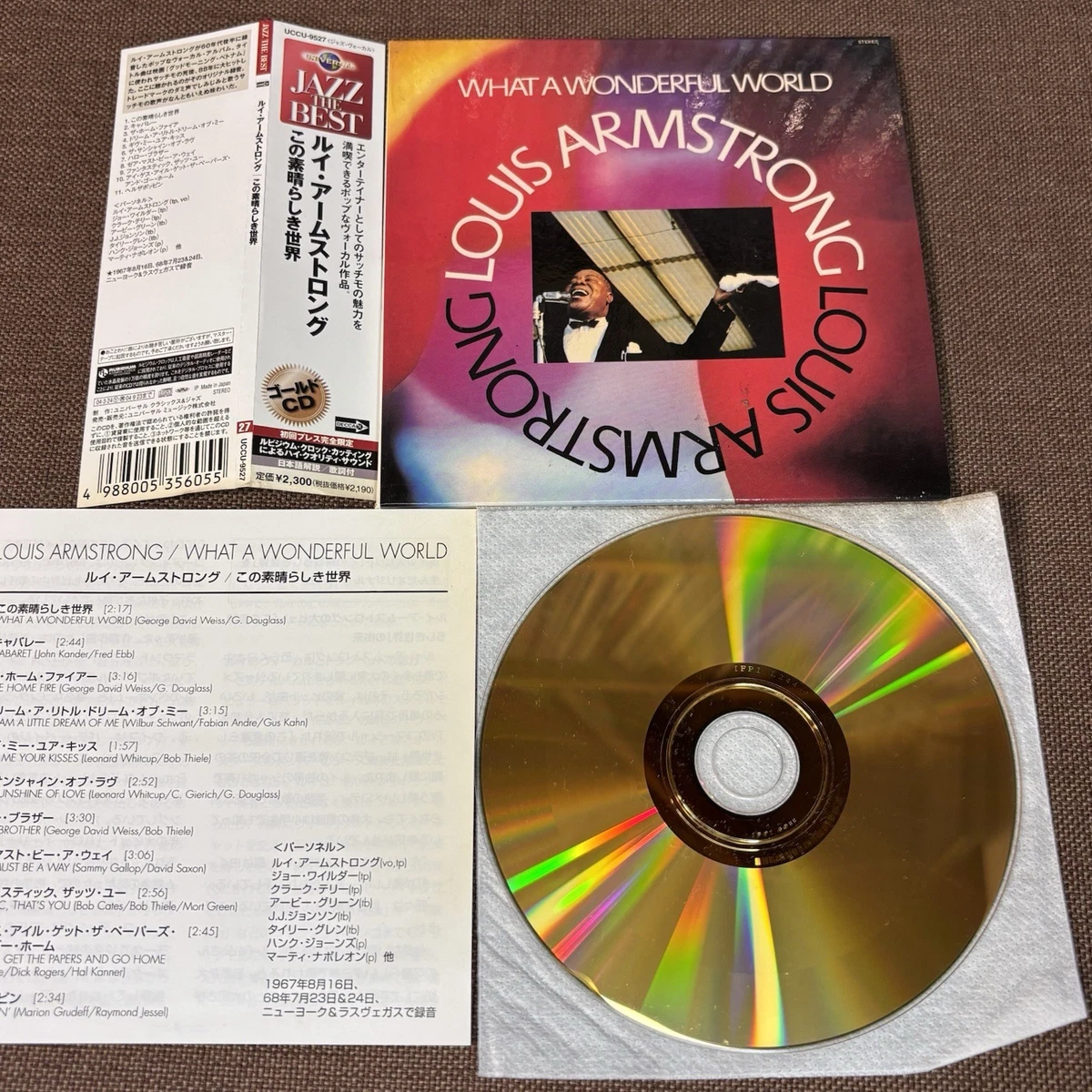 Jazz Louis Armstrong 24k Gold Disc Music CDs for sale | eBay