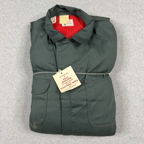 Vintage Casey Jones Insulated Coveralls M 38 Regular NOS Mechanic Farm Grunge - product listing photo