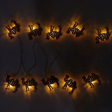 LED String Lights Shaped With 10 Small Lights Iron Decorative Lighting Fo