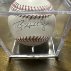 RARE ROY HALLADAY SERIE DE LOS EXPOS DE MONTREAL SIGNED BASEBALL W/PSA CERT